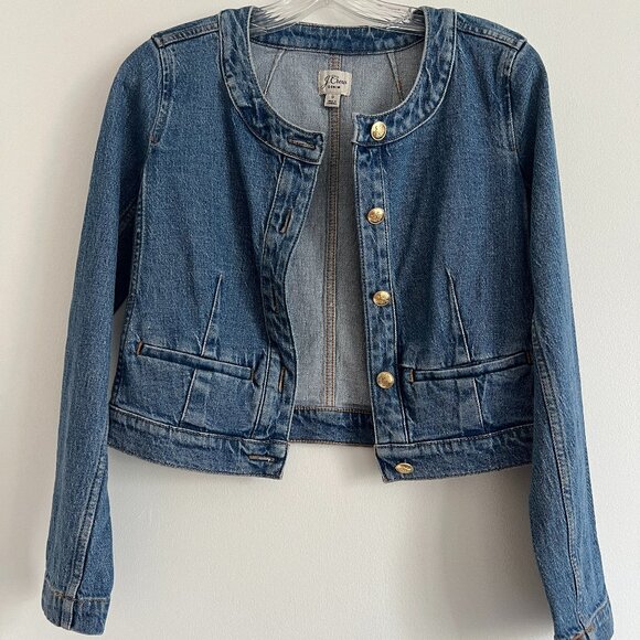 J.Crew Louisa lady jacket in denim - Picture 2 of 6